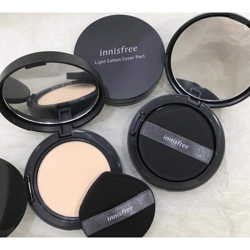 Phấn Phủ Dạng Nén Innisfree Light Cotton Cover Pact SPF 30 PA+++ 12g | WebRaoVat - webraovat.net.vn