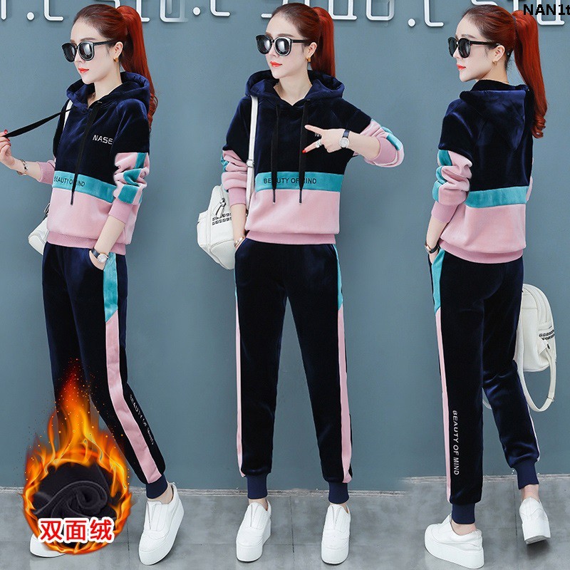 Áo Nỉ Thể Thao Hai Mặt Bằng Nhung Thời Trang Mùa Đông Cho Nữ u002F | BigBuy360 - bigbuy360.vn