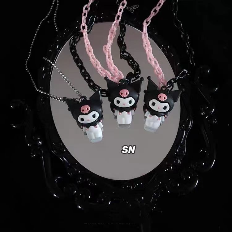 Dây chuyền mặt hình anime Kuromi dễ thương sành điệu