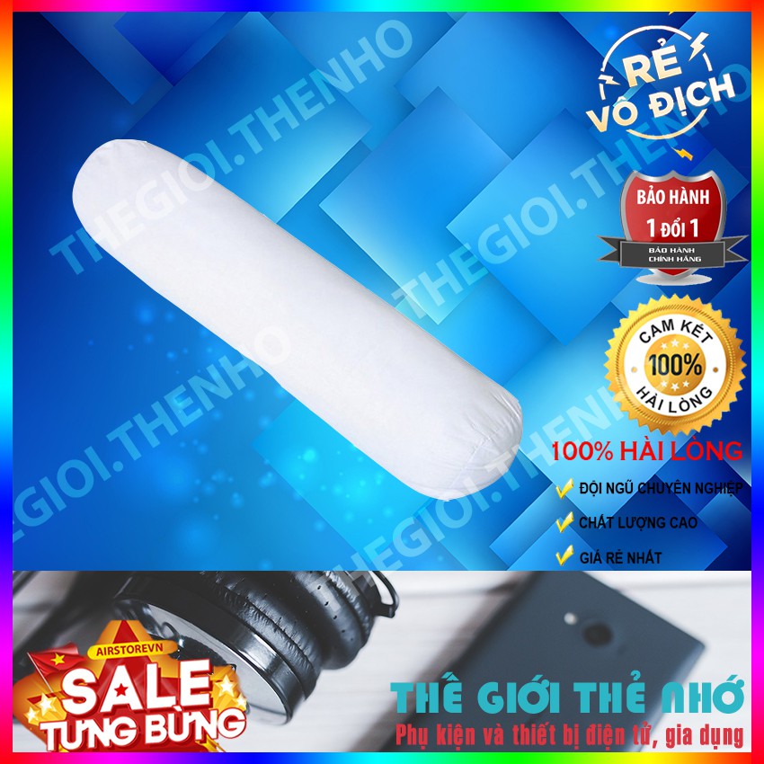 Gối ôm ép hơi 100% gòn Polyester - Màu bất kì