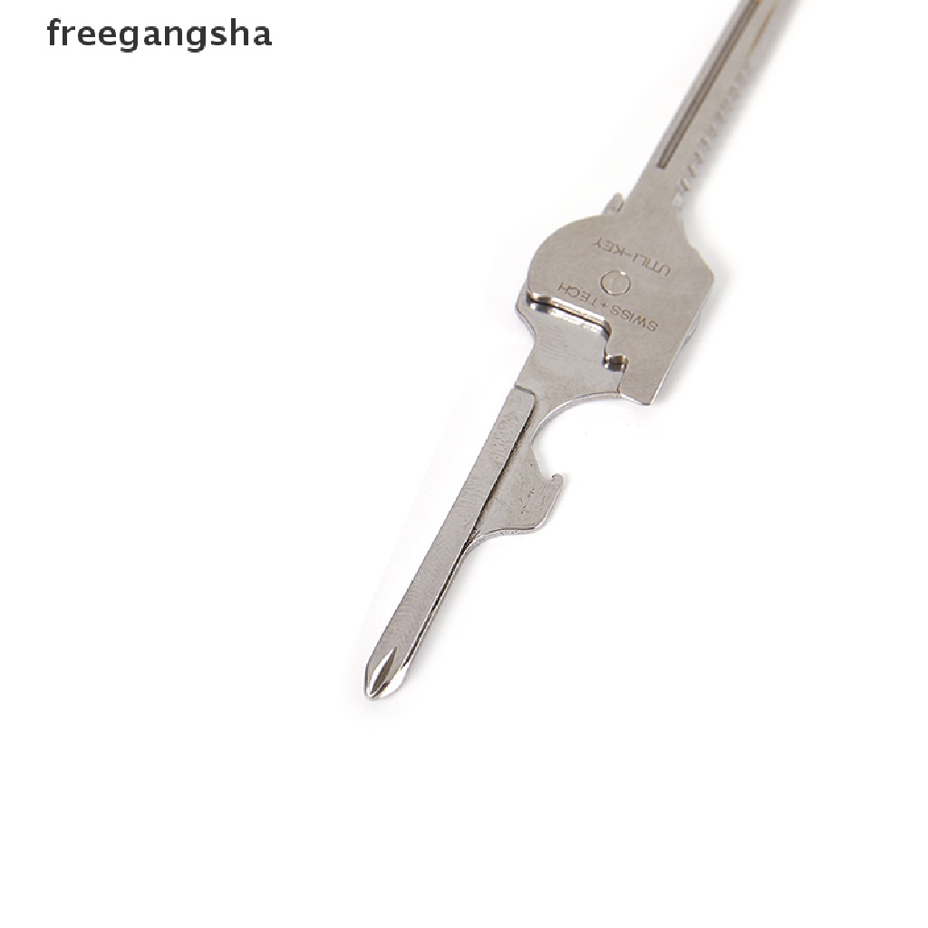 [FREG] 6 in 1 EDC Multi Pocket Keytool Carabiner Multipurpose Keychain Gadget Clip Gear FDH