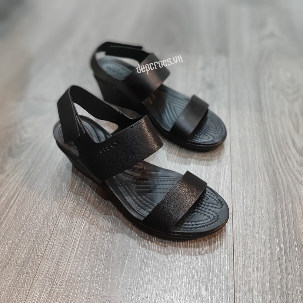 (Hàng xịn cao cấp) Sandal xuồng da cross nữ quai ngang, xuồng cao gót cross nữ 5 phân - Cross house