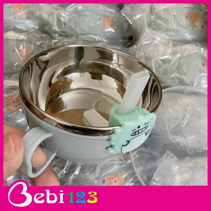 Ống hút silicon kèm nút cài cố định tiện dụng cho bé