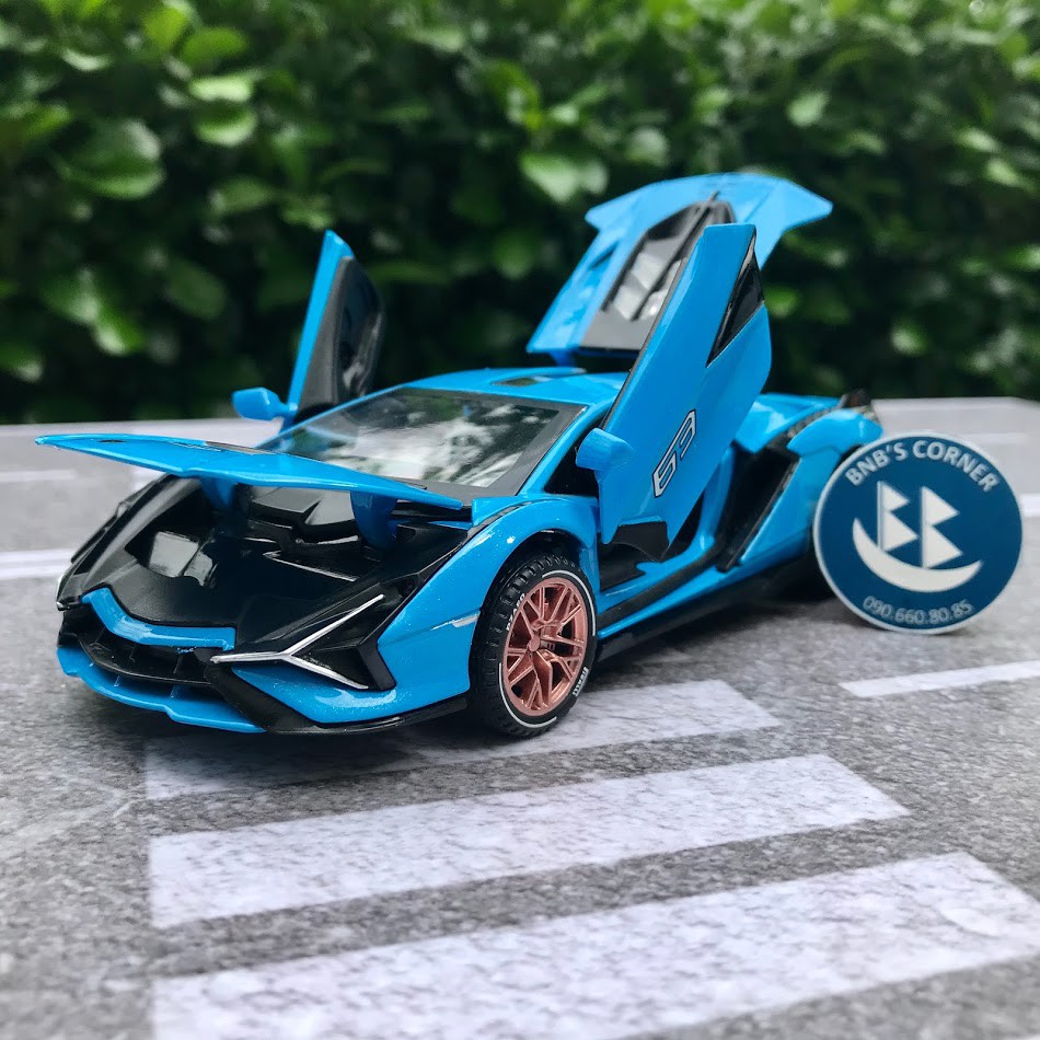 Xe mô hình 1:32 Lamborghini SIAN FKP 37 hãng XHD - Full box