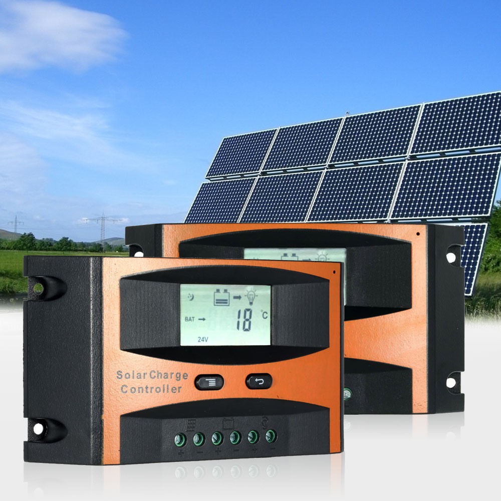 Bộ điều khiển sạc năng lượng mặt trời 12V24V / 20A Màn hình LCD