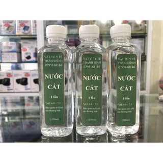 Combo 3 chai NƯỚC CẤT 1 lần (chai 350ml)