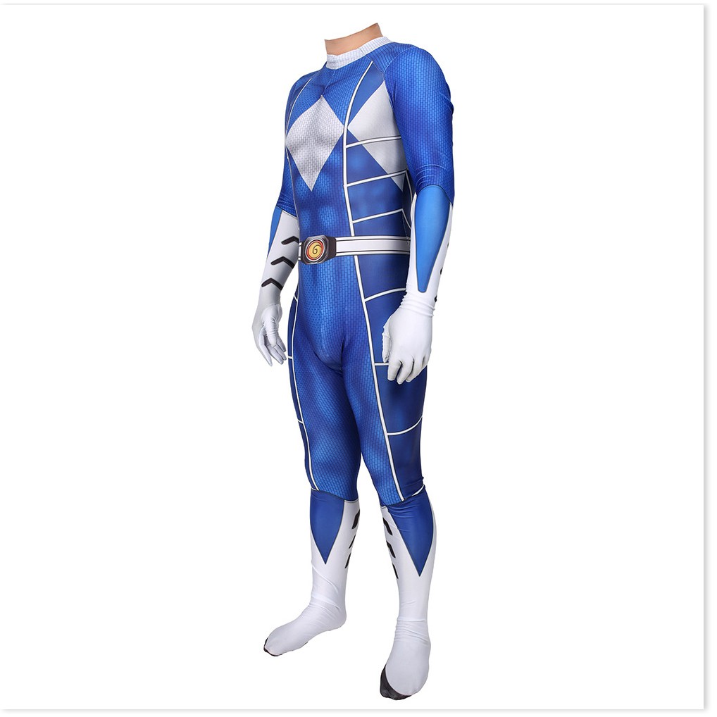 Trang Phục Hóa Trang Power Rangers Dành Cho Người Lớn Áo Liền Quần Lycra Co Giãn Cao Cho Bữa Tiệc Hóa Trang Halloween
