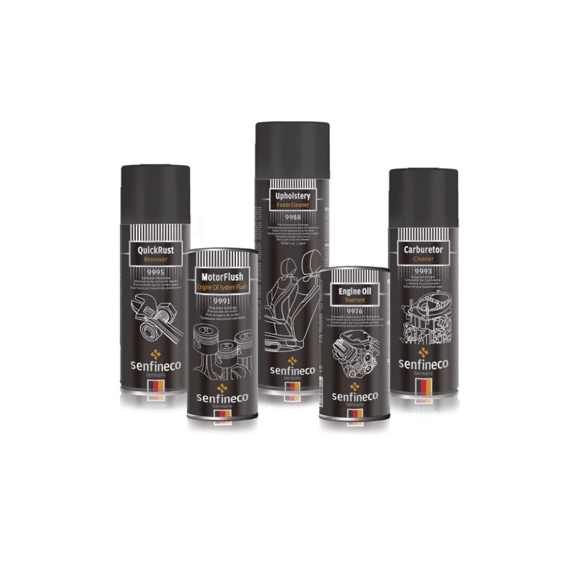 Senfineco 9977 Mỡ Bò Khô Lithium Trắng  Dạng Xịt Cao Cấp - Spray Grease White Lithium Grease 450ML