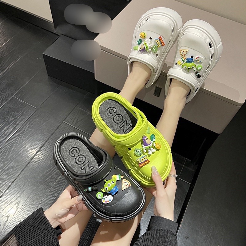 (LOẠI 1 TÚI ZIP) Dép Sục Nữ Cà Rốt 3 Màu 7CM Tặng Kèm STICKER