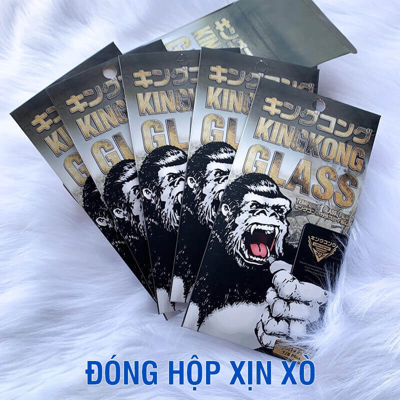 Kính cường lực iphone KingKong Cao Cấp Có Hộp 6/6s/6plus/6splus/7/7plus/8/8plus/plus/x/xr/xs/11/12/13/pro/max