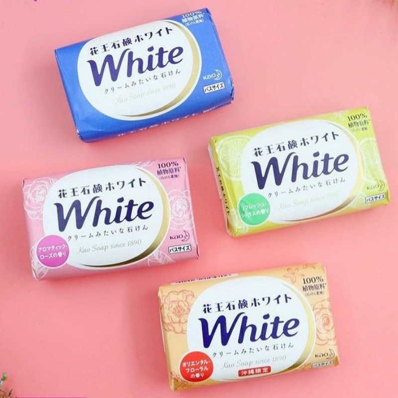 [Chính hãng] Xà phòng tắm Kao White 130g đủ mùi | Xà bông tắm trắng nội địa Nhật Bản