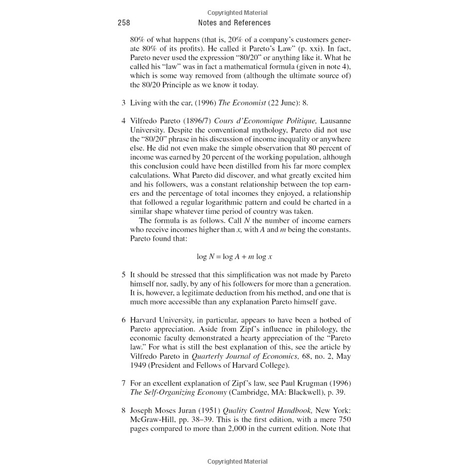 Sách - The 80/20 Principle