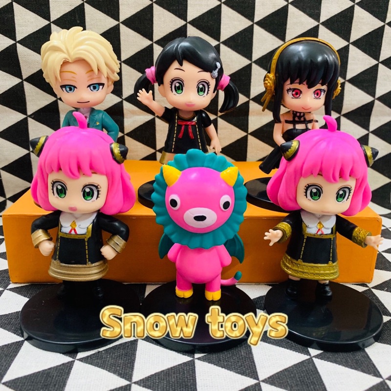 Mô Hình SPY X FAMILY Gia đình nhân vật Anya Forger Loid Forger Yor Briar Kimera - Trọn bộ 12 mẫu bán lẻ