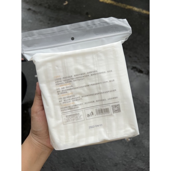 (Hàng Xịn) Bông Tẩy Trang Jieya Cotton Pads 222 miếng - 100% cotton, Bông Tẩy Trang 222 Miếng, Bông Tẩy Trang Lamiela