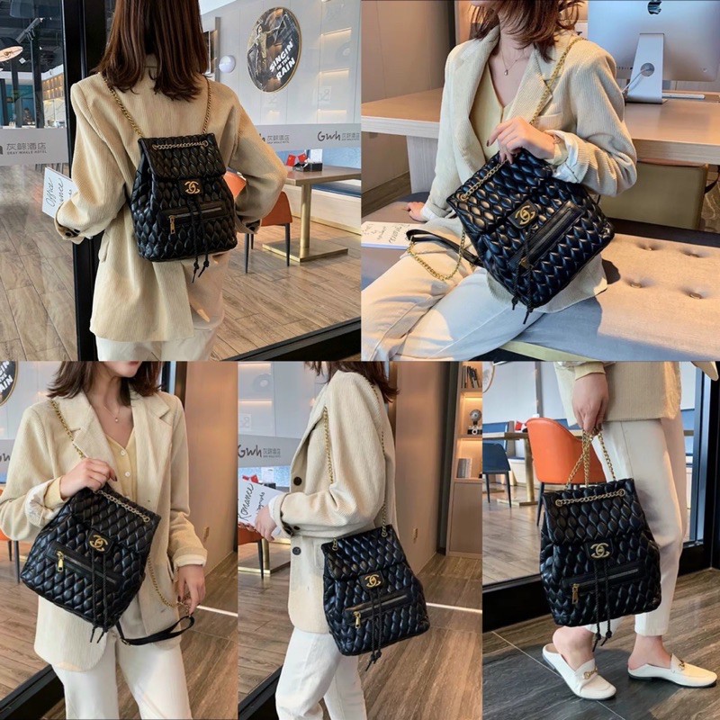 Ba lo nữ trần trám dây rút size to