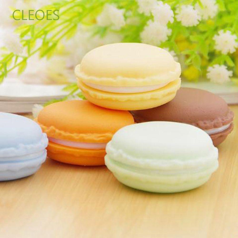 Hộp đựng đồ trang sức hình chiếc bánh macaron màu sắc kẹo ngọt đáng yêu