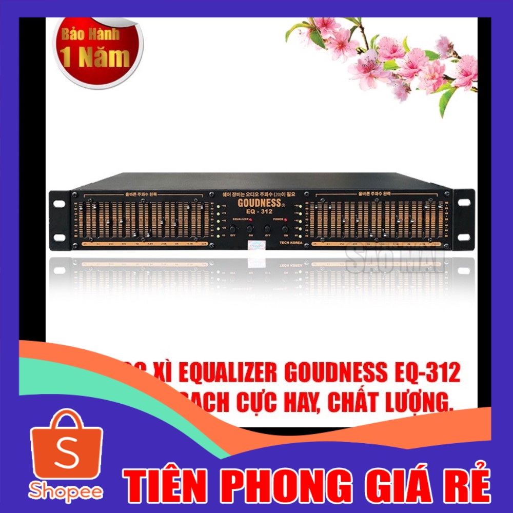 [ GIÁ RẺ ] Đầu lọc xì Equalizer GOUDNESS EQ-312