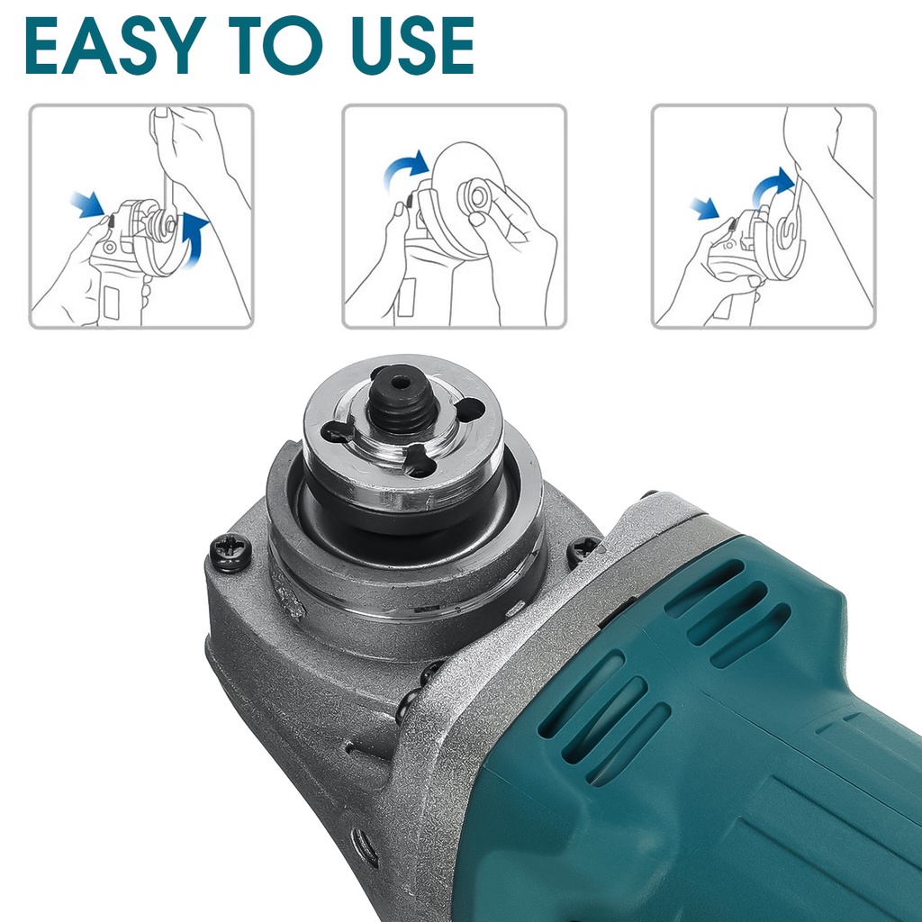 Máy Mài Đánh Bóng Xe Hơi 588vf Không Chổi Than 2 Trong 1 6 Tốc Độ