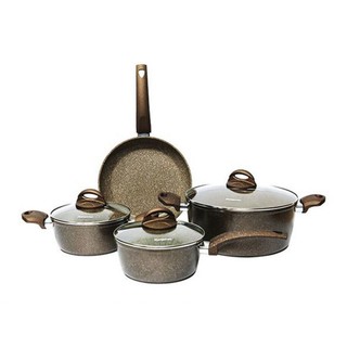 Bộ nồi chảo nhôm đáy từ 18-24-26 Kangaroo KG992M