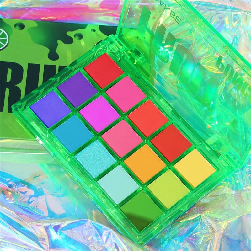 [Hàng mới về] Bảng phấn mắt ngọt ngào với 15 màu neon bóng lì ánh kim dễ phối màu để đi tiệc | BigBuy360 - bigbuy360.vn