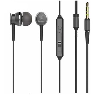 Tai nghe nhét tai cao cấp- in-ear baseus el-01 âm thanh stereo earbuds super bass tích hợp mic đàm thoại cho smartphone