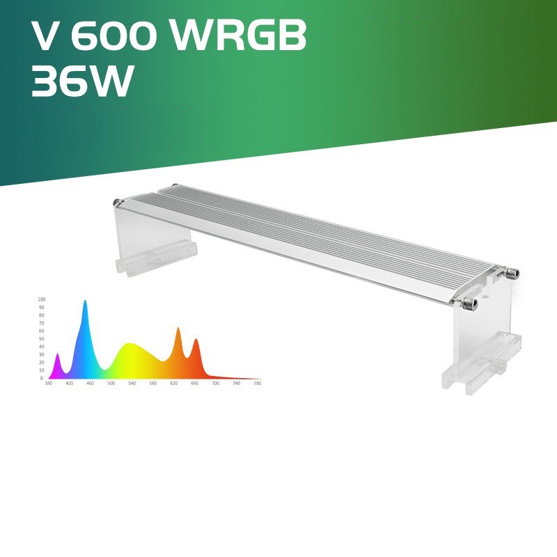 Đèn cho bể thủy sinh, Đèn LED WRGB Week Raptor v450-v600 cho hồ cá DLWKRV