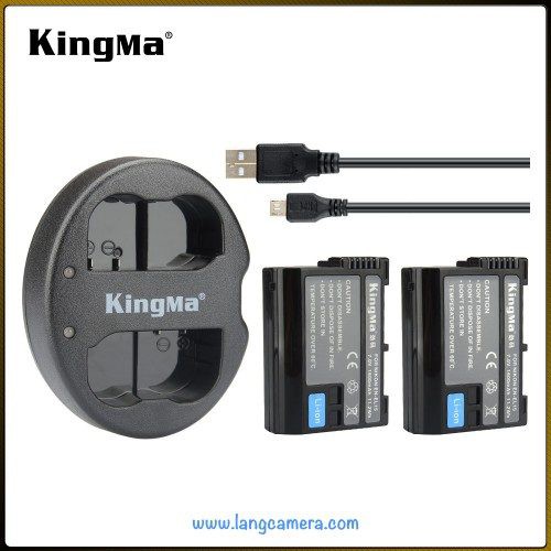 Pin sạc Kingma cho Nikon EN-EL15 + Hộp đựng Pin, Thẻ nhớ