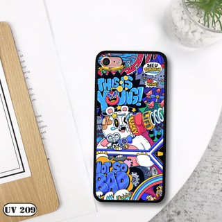 Ốp lưng IPhone 7- 8 - Viền dẻo lưng nhám