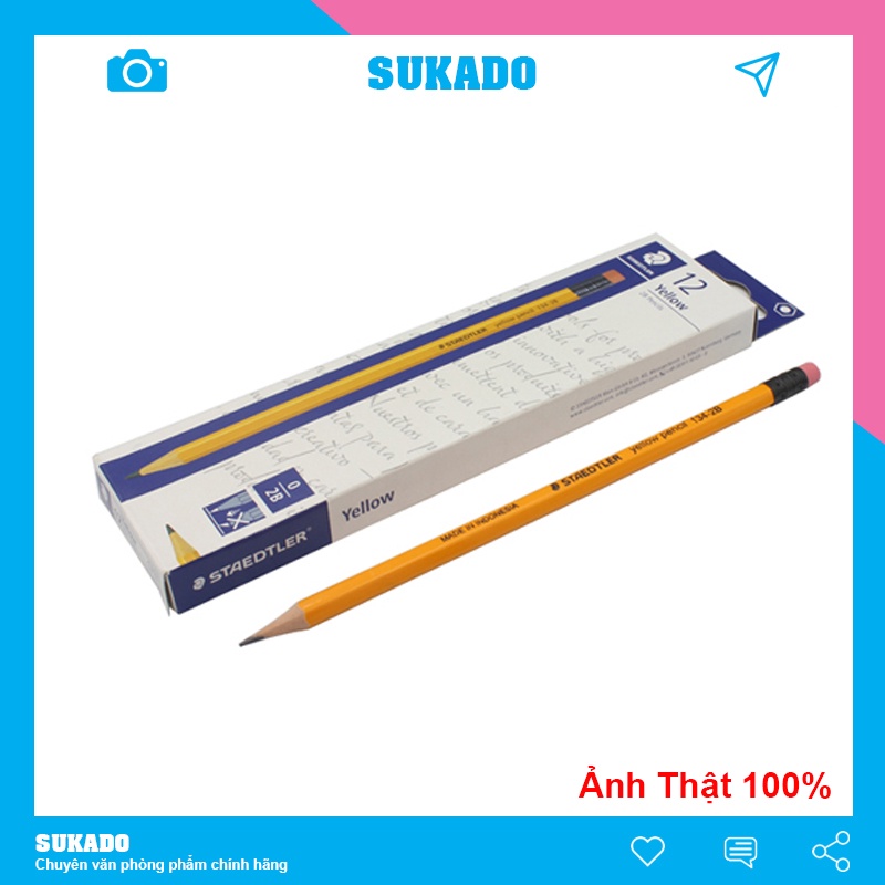 Bút chì 2B Staedtler 134 hàng tốt xuất xứ từ đức SUKADO BUT134