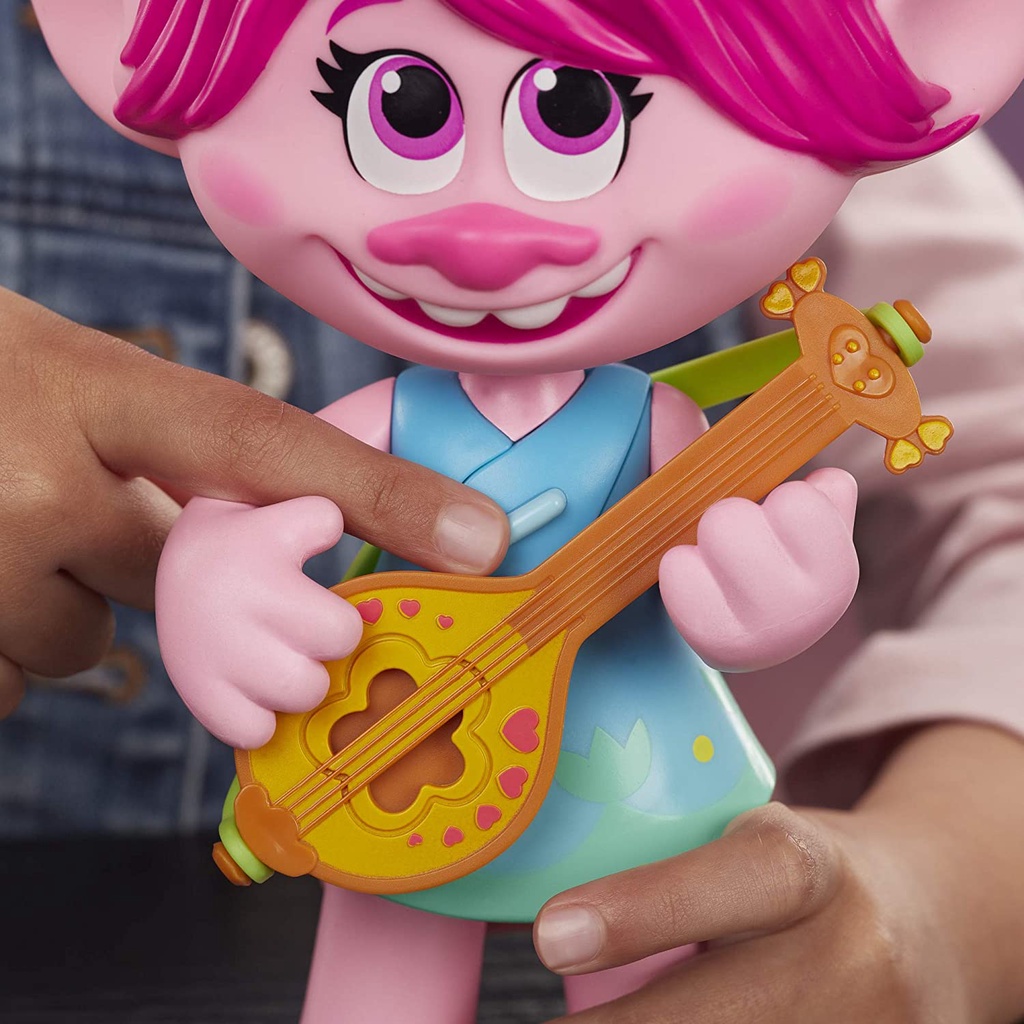 Đồ chơi búp bê hát Pop-to-Rock DreamWorks Trolls World Tour với 2 ngoại hình và âm thanh khác nhau, vui nhộn