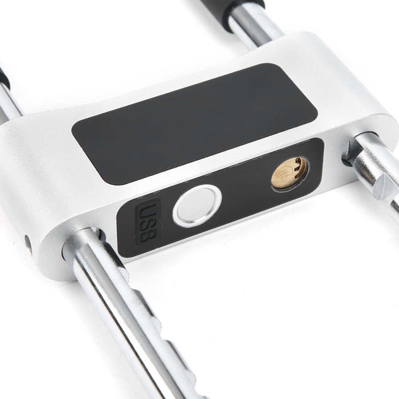 Ổ khóa vân tay chữ U KU20Key mở bằng app, vân tay và chìa khoá