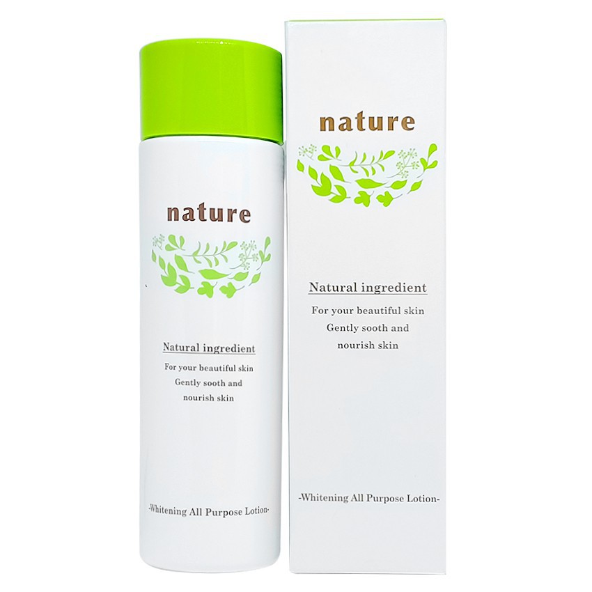 Nước dưỡng, Toner trắng da  2 in 1 Natuaral Ingredient cao cấp Nhật Bản 160ml