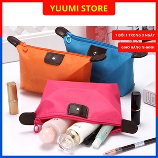 【❣️Rẻ Vô Địch】Túi Đựng Mỹ Phẩm Du Lịch Nhiều Size Chống Nước Màu Trơn YUUMI T02