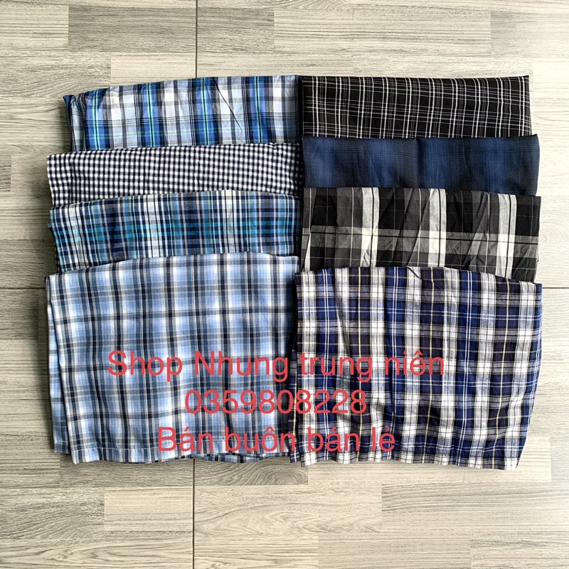 Quần đùi quần lót 100% cotton cty Hanoisimex ảnh thật nam