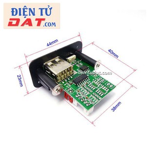 Mạch MP3 + remote  nhỏ