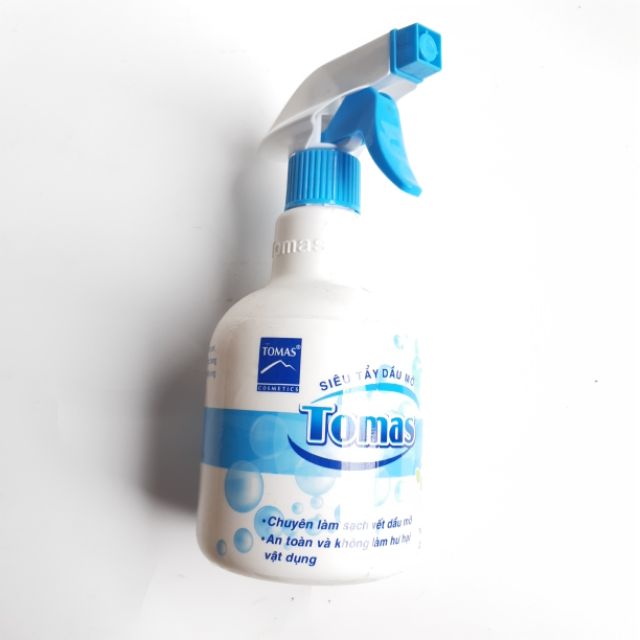 [ 100% TAN DẦU MỠ ] SIÊU TẨY DẦU MỠ TOMAS 500ml ĐÁNH TAN VẾT DẦU MỠ MẶT BẾP, MÁY HÚT MÙI