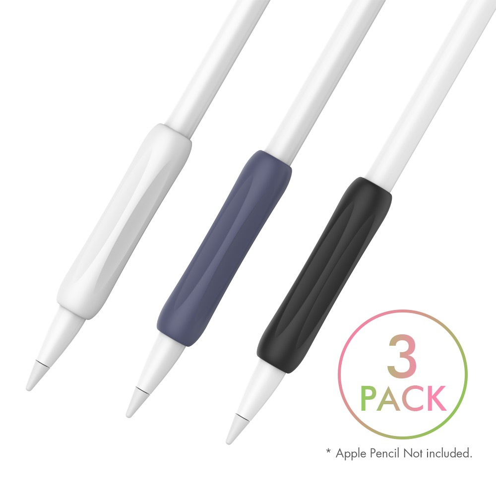 Tay Cầm Cho Apple Pencil 1,2 Tạo Cảm Giác Thao Tác Vẽ Dễ Dàng Hơn Bộ 3 Cái