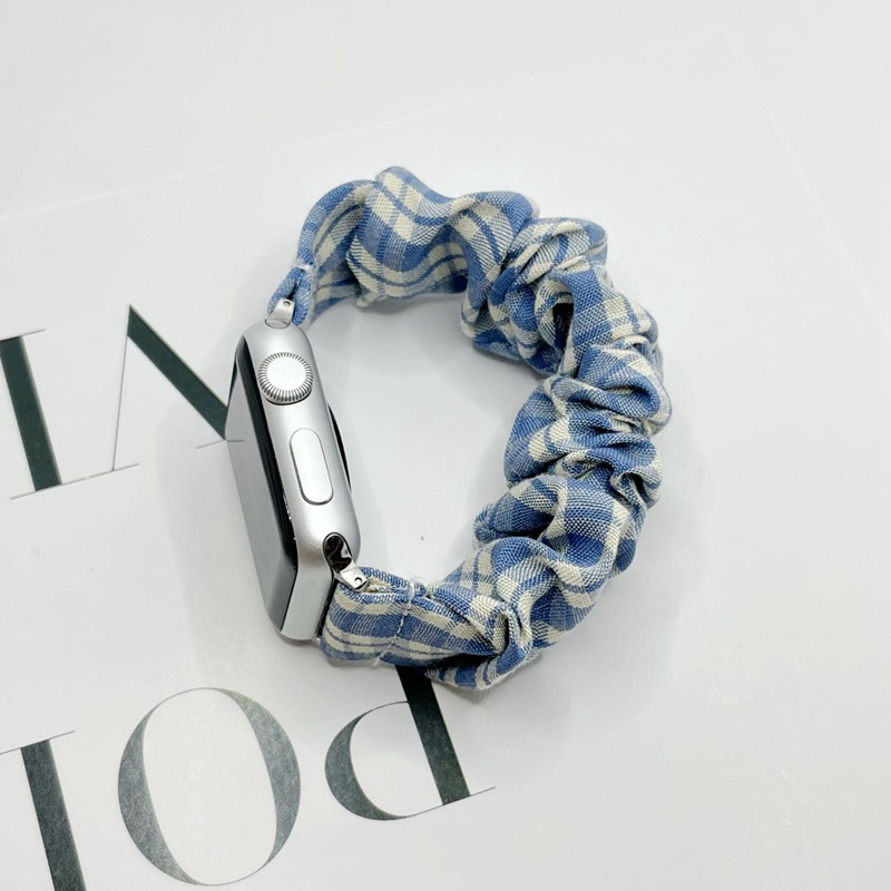 Dây Đeo Đồng Hồ Bằng Nylon Co Giãn Cho Apple watch 41mm 45mm 38mm 42mm 40mm 44mm series 6 5 4 3 SE