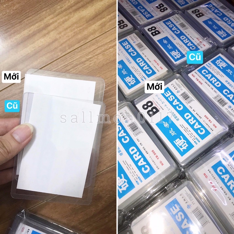 Toploader nhiều kích cỡ B8 A7 B7 A6 B6 A5 B5 A4 card case đựng tranh ảnh bảo vệ thẻ bài