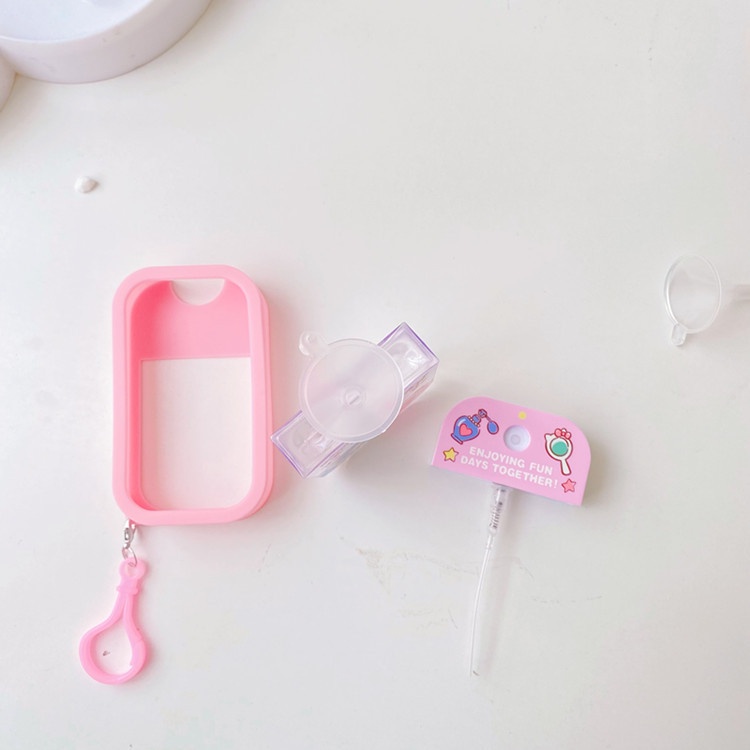 Bình Đựng Cồn 45ML Bằng Silicone Nhỏ Gọn Tái Sử Dụng Được