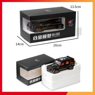 Xe mô hình tĩnh tỉ lệ 1:24 Mercedes Benz AMG G63, chất liệu hợp kim cao cấp, thiết kế tinh xảo