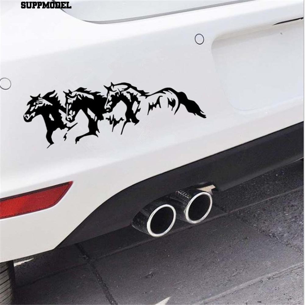 Decal Dán Trang Trí Hình Ngựa Chống Thấm Nước Cho Xe Hơi