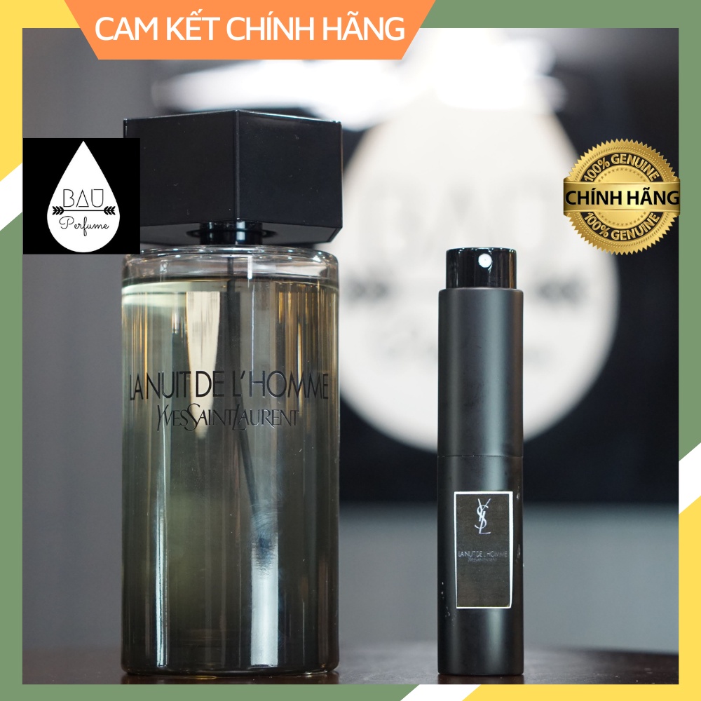 [mẫu thử ] nước hoa chính hãng YSL La nuit de l'homme_ 10ml-20ml-30ml