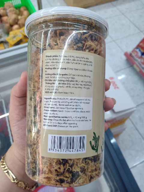 THỊT HEO SẤY RONG BIỂN VISSAN HŨ 100G/ 200G