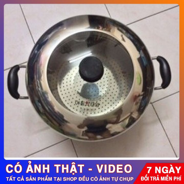 Nồi hấp ⭐️ CHÍNH HÃNG ⭐️Nồi hấp Hàn Quốc steam cooker đa năng thiết kế bằng inox cao cấp dùng cho mọi loại bếp