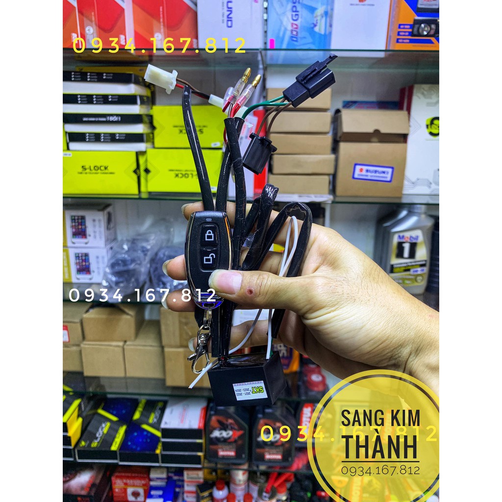 Mạch Tắt Mở Điện Xe và Đề Từ Xa Không Cần Chìa Khoá Cho Xe Exciter 150