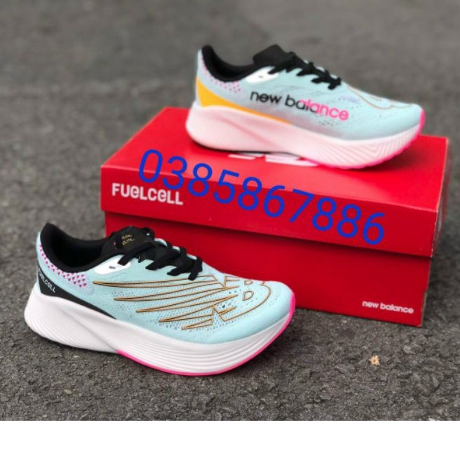 Giày Running New Balance FuelCell RC Elite V2 Carbon Blue Good White WRCELSV2 Nữ AUTHENTIC SHOES2022 - Chính Hãng - Auth