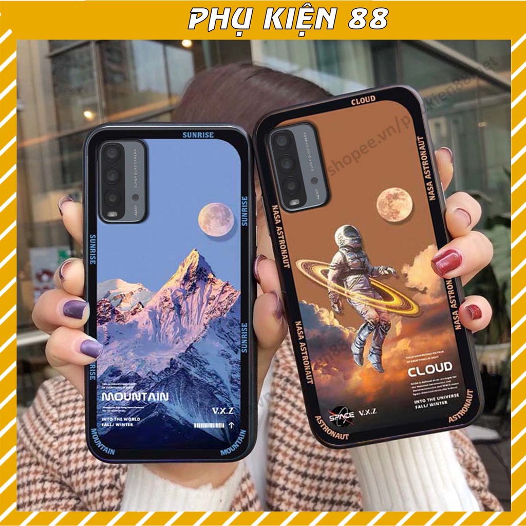 Ốp Xiaomi Redmi 9T hình vũ trụ, mountain, cloud phong cách cá tính