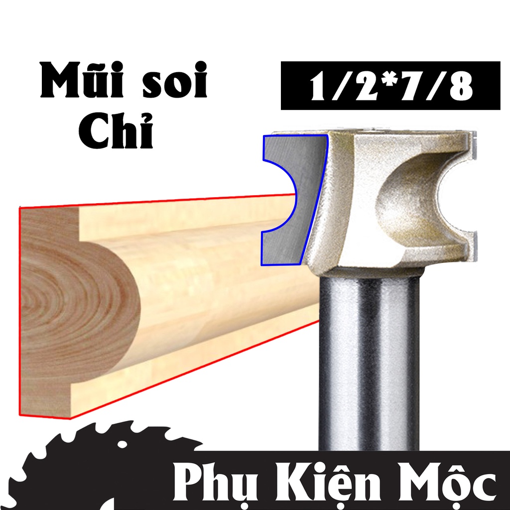 Mũi Soi Gỗ Chỉ Thông Tideway Cao Cấp