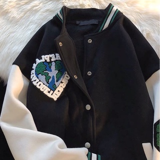 Áo Khoác Nỉ Varsity Jacket